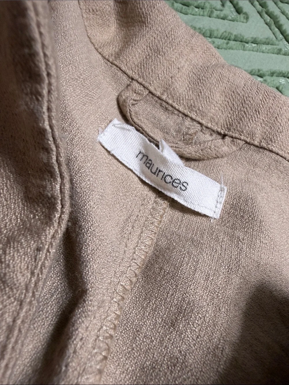 Maurices Beige Open-Front Lightweight Cardigan